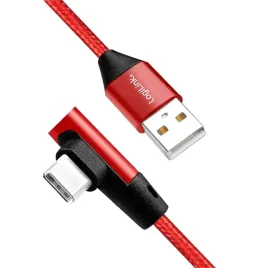 2-x-kabel-1m-logilink-usb-a-katowy-usb-c-3a-100cm-oplot-nylon-szybki
