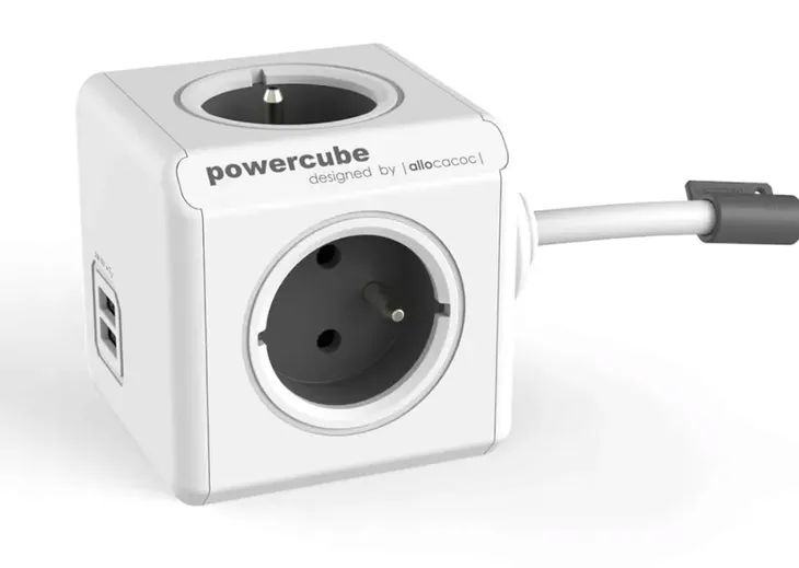 2-x-listwa-allocacoc-powercube-4-gniazda-2xusb-3m-kolor-szary