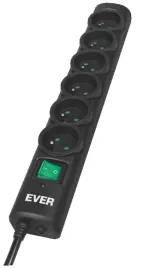 2-x-6-gniazd-3m-listwa-zasilajaca-antyprzepieciowa-ever-optima-czarna-300cm