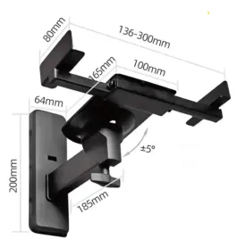 2-x-uchwyt-scienny-zaciskowy-do-glosnikow-satelit-10kg-regulacja-136-300mm