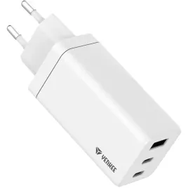 2-x-szybka-ladowarka-sieciowa-65w-gan-2x-usb-c-typ-c-usb-a-5a-yenkee-yac2