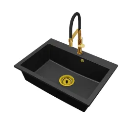 kuchenny-zlewozmywak-granitowy-jednokomorowy-elite-70-bateria-syfon-zloty