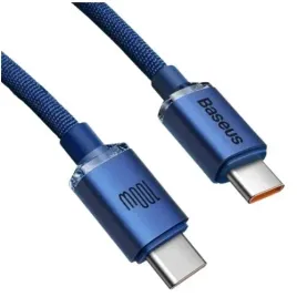 2-x-kabel-1-2m-baseus-crystal-shine-usb-c-usb-c-typ-c-100w-6a-120cm-niebi