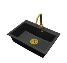 kuchenny-zlewozmywak-granitowy-jednokomorowy-elite-70-bateria-syfon-zloty