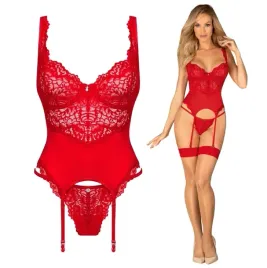 obsessive-amor-cherris-gorset-i-stringi-czerwony-s-m