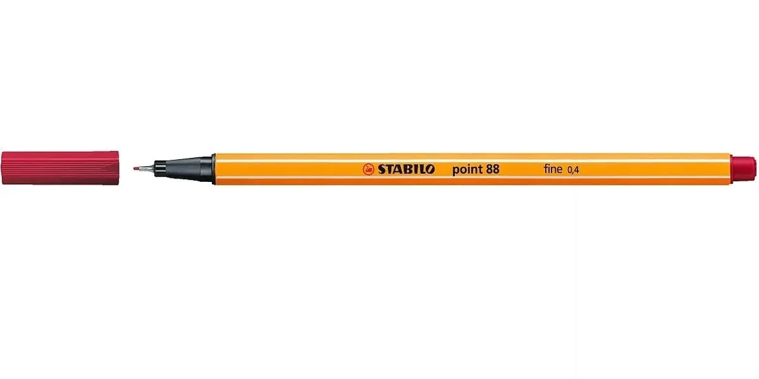 cienkopis-stabilo-point-88-50-bordo