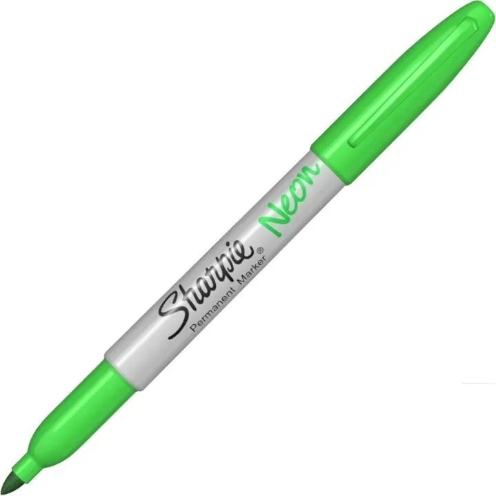 marker-permanentne-sharpie-fine-neon-zielony