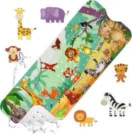 mata-do-wanny-prysznic-antyposlizgowa-100x40-cm-dla-dzieci-lew-zoo-safari