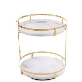 elegancka-paterka-dwupoziomowa-taca-patera-marmurowa-zloto-bialy