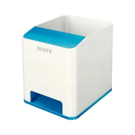 kubek-na-dlugopisy-leitz-wow-dwukolorowy-ze-wzmacniaczem-dzwieku-bialo-nieb