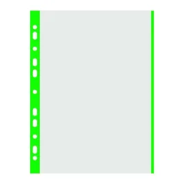 koszulki-na-dokumenty-donau-pp-groszkowe-a4-z-zielona-perforacja-100-szt