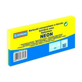 karteczki-samoprzylepne-donau-38-x-51-mm-zolty-neon-1x100-szt