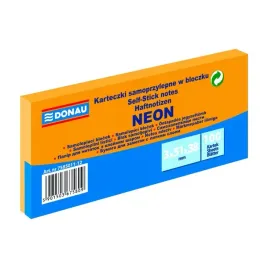 karteczki-samoprzylepne-donau-38-x-51-mm-pomaranczowy-neon-1x100szt