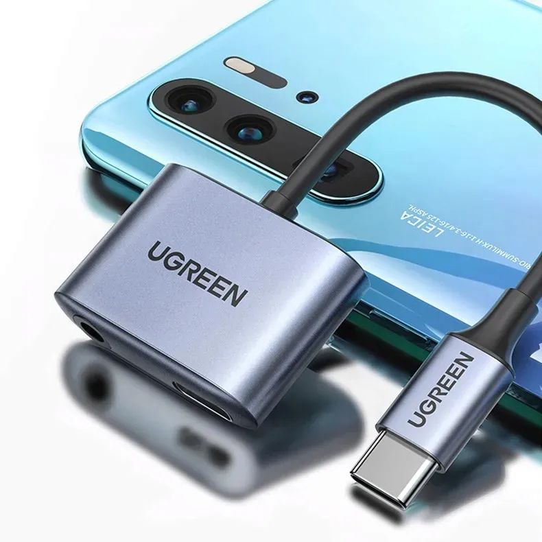 2-x-ugreen-adapter-kabel-audio-usb-c-do-usb-c-30w-mini-jack-3-5-mm-sluchawk