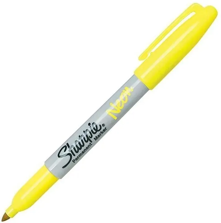 marker-permanentny-sharpie-fine-neon-zolty