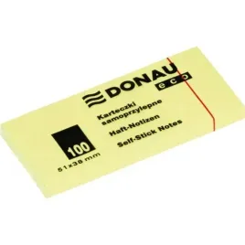 karteczki-samoprzylepne-donau-eco-51-x-38-mm-zolte-1x100szt