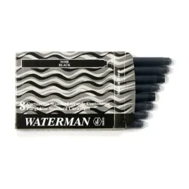 naboje-waterman-czarne-8-sztuk