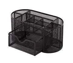 przybornik-na-biur-9-komor-czarny