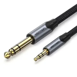 2-x-vention-kabel-przewod-audio-aux-minijack-35mm-do-jack-635mm-trs-oplot