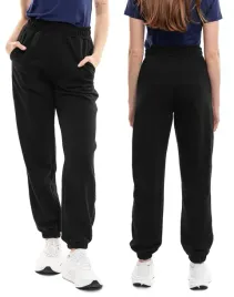 spodnie-dresowe-damskie-4f-dresy-sportowe-treningowe-bawelniane-czarne-m