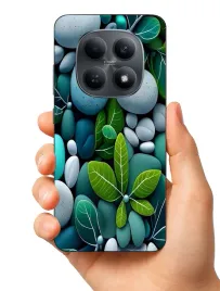 etui-case-do-xiaomi-redmi-note-15-15-5g-kamienie-liscie-wzorki