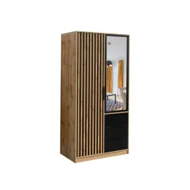 szafa-z-lustrem-100-cm-bali-lux-d2-dab-wotan-lamele-szuflady
