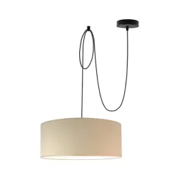 lampa-wiszaca-sufitowa-bezowa-pajak-zyrandol-led-e27-abazur-regulowana