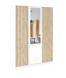 szafa-z-lustrem-150cm-bali-lux-d3-biala-lamele-szuflady