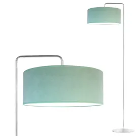 lampa-stojaca-podlogowa-welurowa-abazur-led-e27-nowoczesna-modna-mietowa