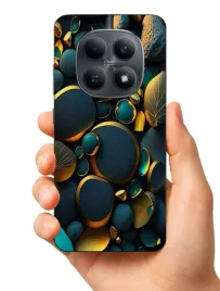 etui-case-do-xiaomi-redmi-note-15-15-5g-kamienie-liscie-wzorki