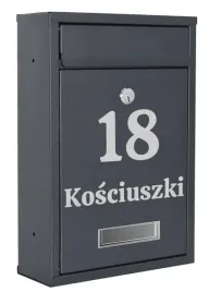 skrzynka-pocztowa-na-listy-poczte-z-numerem-domu-nazwa-ulicy-napis-antracyt