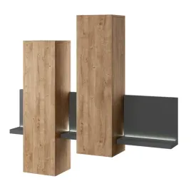 witryna-bottega-1424-x-152-cm-wiszaca-dab-ribbec-antracyt