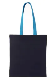 torba-bawelniana-36x39-cm-czarna-220g-niebieski-uchwyt-z-tasmy-kaletniczej