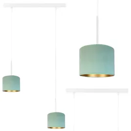 lampa-wiszaca-sufitowa-mietowa-regulowana-led-e27-abazur-zyrandol-welurowa