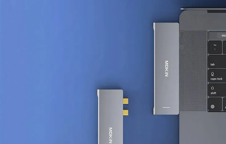 2-x-mokin-adapter-hub-przejsciowka-6w2-do-macbooka-usb-c-do-3x-usb-a-1xusb-stan-nowy-certyfikat-ce
