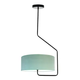lampa-wiszaca-sufitowa-mietowa-zyrandol-led-e27-abazur-welurowa-nowoczesna