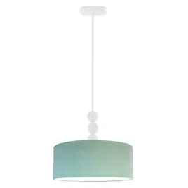 lampa-wiszaca-sufitowa-mietowa-zyrandol-led-e27-abazur-welurowa-nowoczesna