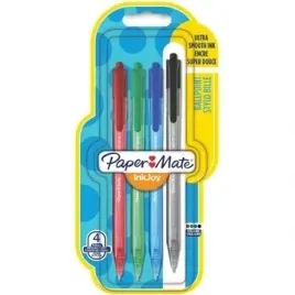 dlugopis-automatyczny-paper-mate-inkjoy-100-rt-etui-4-kolory