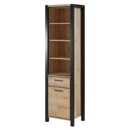 witryna-attivo-200-x-55-cm-stojaca-dab-taurus-czarny