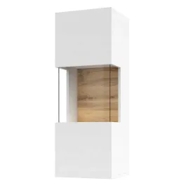 witryna-aurora-95-x-36-cm-wiszaca-bialy-mat-dab-wotan