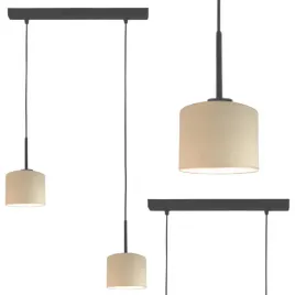 lampa-wiszaca-sufitowa-bezowa-regulowana-led-e27-abazur-zyrandol-welurowa