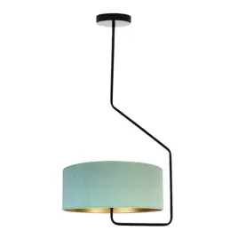 lampa-wiszaca-sufitowa-mietowa-zyrandol-led-e27-abazur-welurowa-nowoczesna