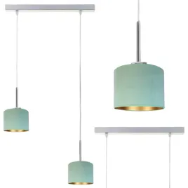 lampa-wiszaca-sufitowa-mietowa-regulowana-led-e27-abazur-zyrandol-welurowa