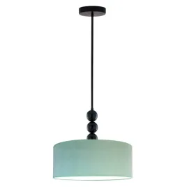 lampa-wiszaca-sufitowa-mietowa-zyrandol-led-e27-abazur-welurowa-nowoczesna
