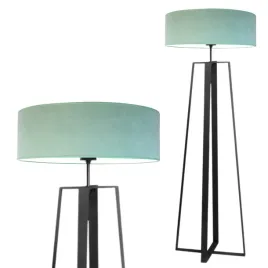 lampa-stojaca-podlogowa-welurowa-abazur-led-e27-mietowa-nowoczesna-modna