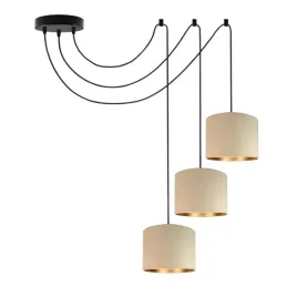 lampa-wiszaca-sufitowa-bezowa-pajak-zyrandol-led-e27-abazur-regulowana