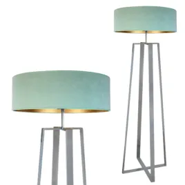 lampa-stojaca-podlogowa-welurowa-abazur-led-e27-mietowa-nowoczesna-modna
