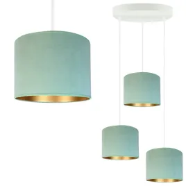 lampa-wiszaca-sufitowa-mietowa-regulowana-led-e27-abazur-zyrandol-welurowa