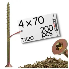 200-x-wkrety-ciesielskie-do-drewna-4x70mm-torx-4-x-70-mm-wkret-ocynk