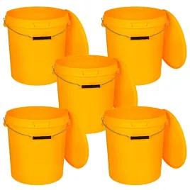 wiadro-na-zywnosc-30l-zolte-z-raczka-i-pokrywa-pojemnik-30-l-5-szt